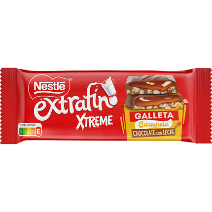 Nestlé Extrafine Milk Chocolate with Caramel & Cookie 87g – Irresistible Crunch & Creaminess