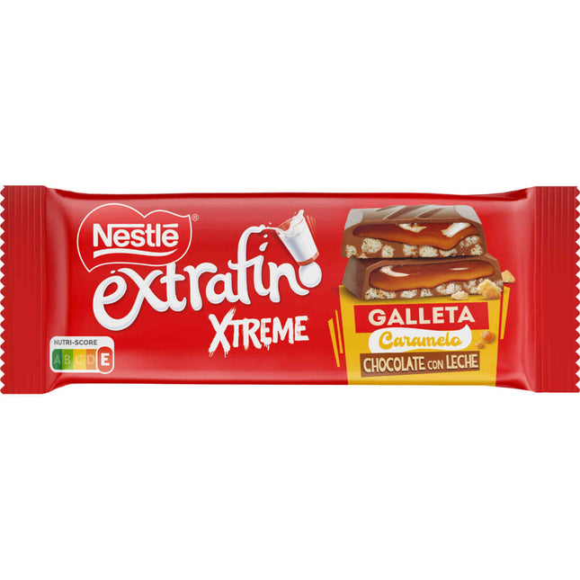 Nestlé Extrafine Milk Chocolate with Caramel & Cookie 87g – Irresistible Crunch & Creaminess