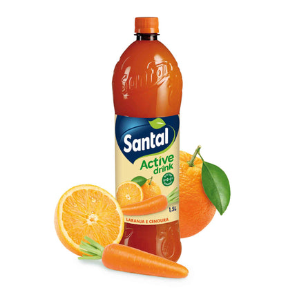 Santal Orange & Carrot Still Soft Drink 1.5L – With Vitamins A, C & E