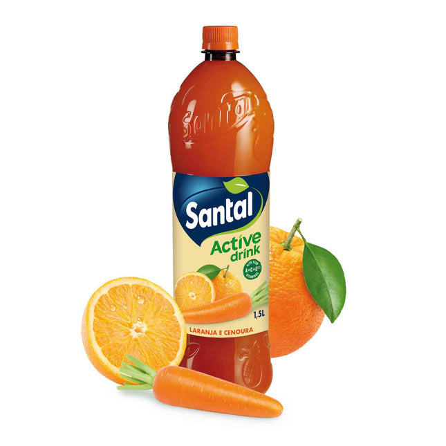 Santal Orange & Carrot Still Soft Drink 1.5L – With Vitamins A, C & E