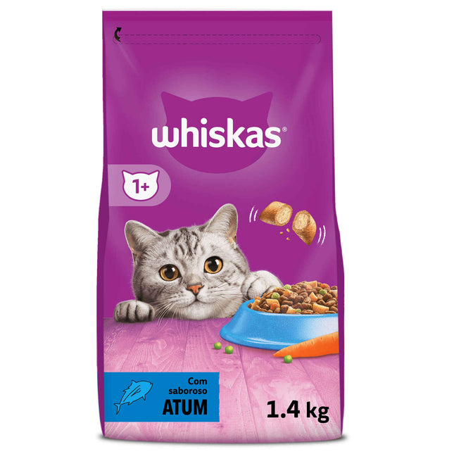 Whiskas Adult Cat Food Tuna Flavor 1.4kg | Complete & Balanced Nutrition for Healthy Cats