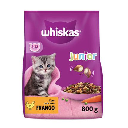 Whiskas Kitten Chicken Cat Food 800g | Complete & Balanced Nutrition for Healthy Growth