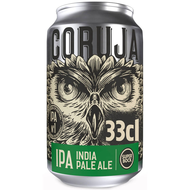 Super Bock Coruja IPA – Can 33cl | Portuguese India Pale Ale with 6% Alcohol