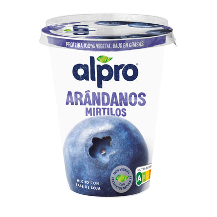 Alpro Yofu Soy Blueberry 400g | Plant-Based Yogurt Alternative with Calcium & Vitamins