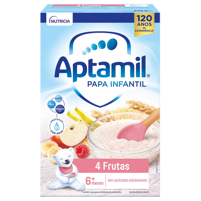 Aptamil Baby Cereal 4 Fruits +6M 225g – Nutritious Milky Porridge