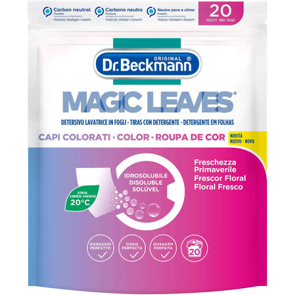 Dr. Beckmann Color Laundry Detergent Sheets – 20 Doses | Easy, Mess-Free & Eco-Friendly