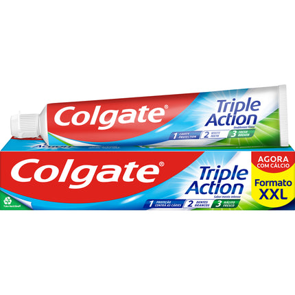 Colgate Tripla Ação Toothpaste 100ml | Anti-Cavity Protection, Strong Teeth & Fresh Breath