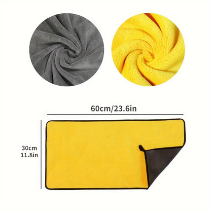 Ultra-Fine Fiber Car Wash Towel – Super Absorbent Plush Cloth for Cars, Home & More