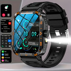Black Orange Silicone Watch