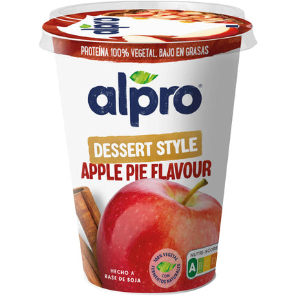 Alpro Yofu Soy Apple Pie 400g | Plant-Based Yogurt Alternative with Calcium & Vitamins