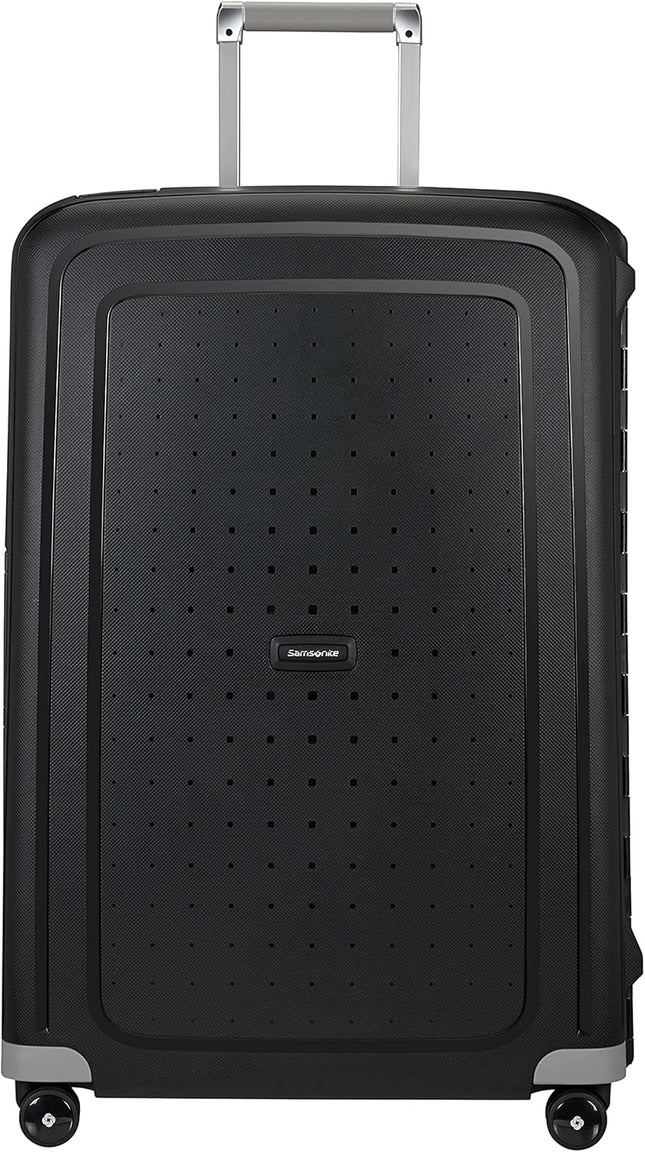 Samsonite Cures Spinner 75 Luggage – Large, Lightweight & Secure (Black)
