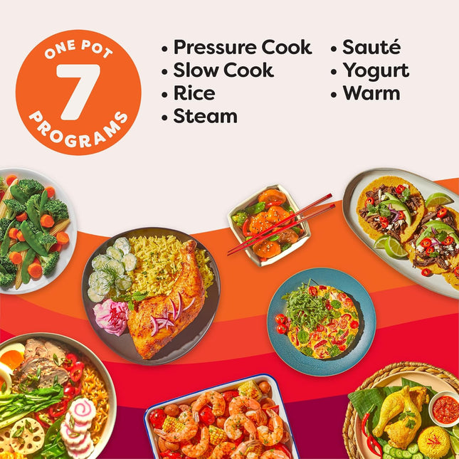 Instant Pot Duo™ Mini 3-Quart 7-in-1 Electric Pressure Cooker – Stainless Steel, Compact & Powerful