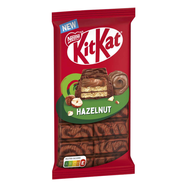 Kit Kat Milk Chocolate Bar with Biscuit & Hazelnut 99g – Crispy & Creamy Delight