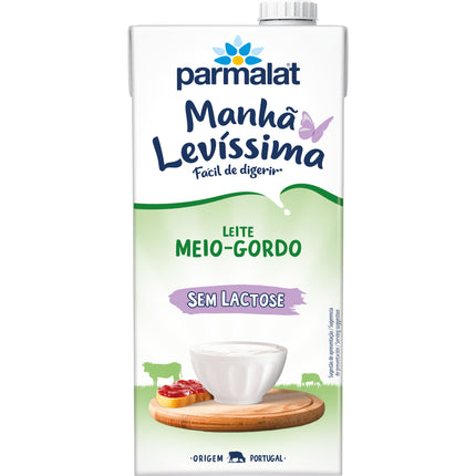 Parmalat Leite UHT Meio Gordo sem Lactose 1L – Semi-Skimmed Lactose-Free Milk