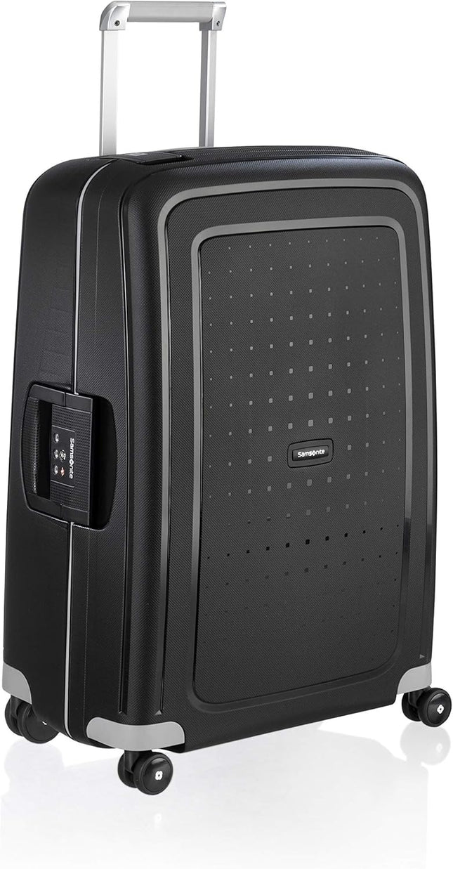 Samsonite Cures Spinner 75 Luggage – Large, Lightweight & Secure (Black)