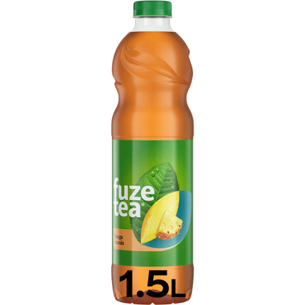 Fuze Tea Ice Tea Manga & Ananás – Garrafa 1,5L | Chá Refrescante com Fruta Tropical
