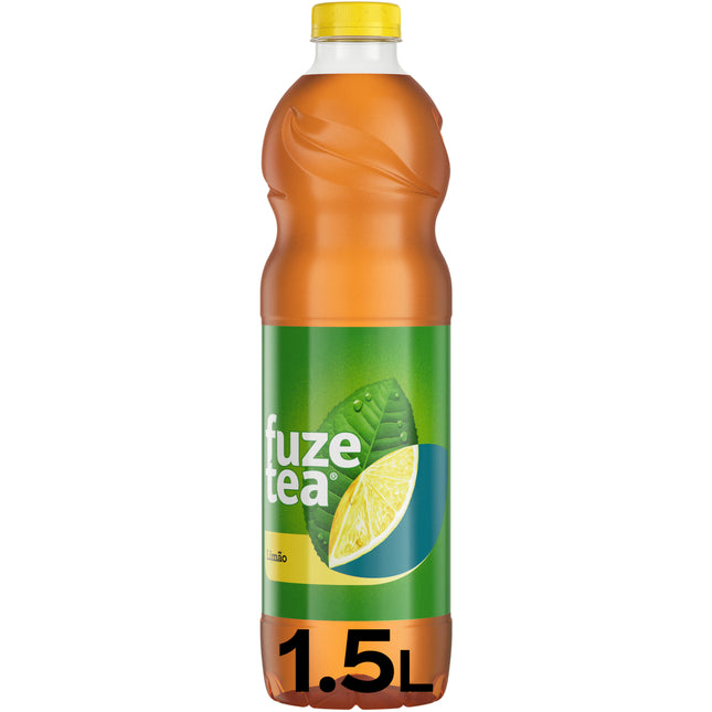 Fuze Tea Ice Tea Lemon – 1.5L Bottle | Refreshing Black Tea with Lemon