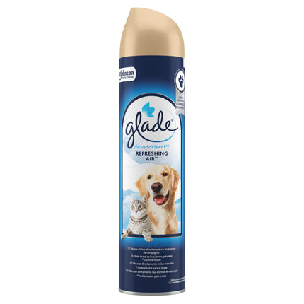 Glade Refreshing Air Spray 300ml | Eliminates Pet Odors & Freshens Your Home Instantly