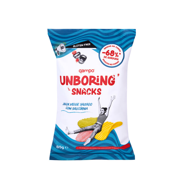 Unboring Salty Snacks with Samphire 85g – Light & Crunchy Veggie Delight