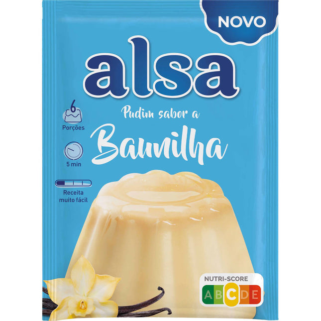 Alsa Preparado para Pudim Baunilha 38g – Smooth & Creamy Dessert