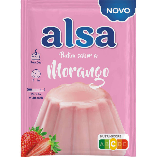 Alsa Preparado para Pudim Morango 38g – Easy & Delicious Dessert