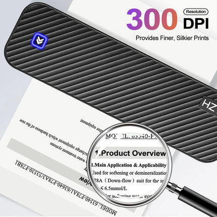 Inkless Portable A4 Thermal Printer – Bluetooth Wireless Mobile Printing Machine for PDF, Word, Excel | EasyPrint App Compatible | Office, Home, School (Pack of 2)