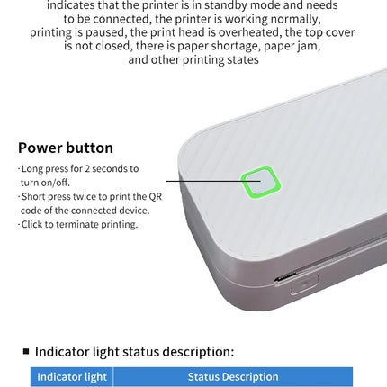 Inkless Portable A4 Thermal Printer – Bluetooth Wireless Mobile Printing Machine for PDF, Word, Excel | EasyPrint App Compatible | Office, Home, School (Pack of 2)