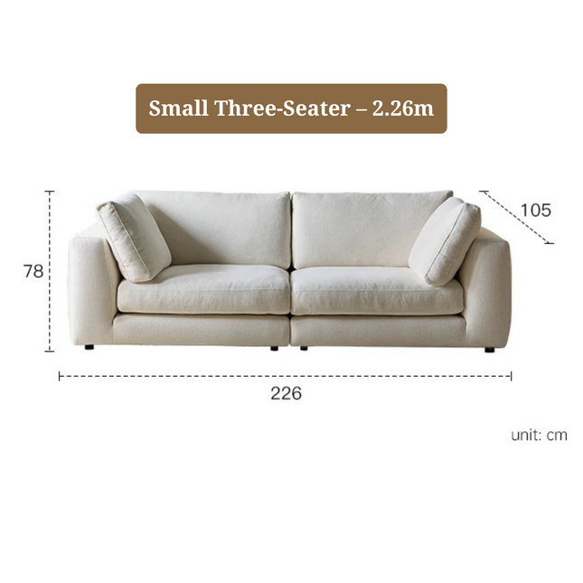Vernessa Rhine Cream Style Linen Sofa – Artistic 2025 Collection