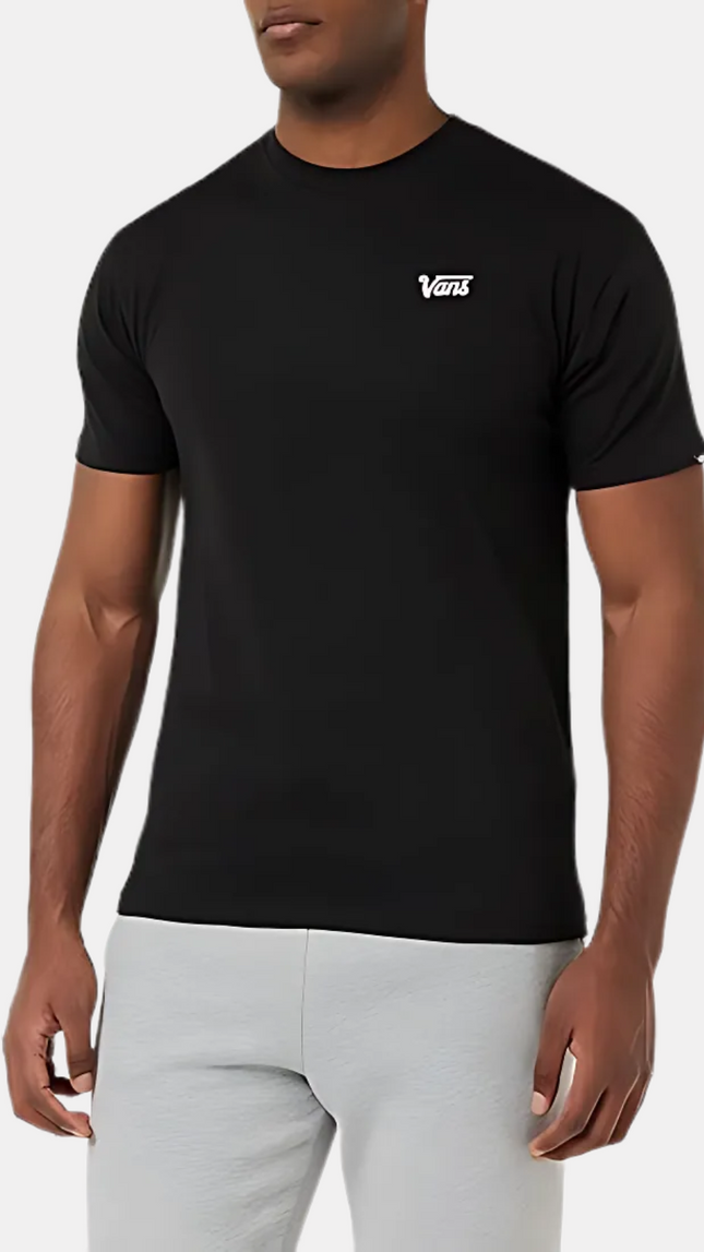 Vans Men's Mini Script T-Shirt - Classic Cotton Comfort, Everyday Fit
