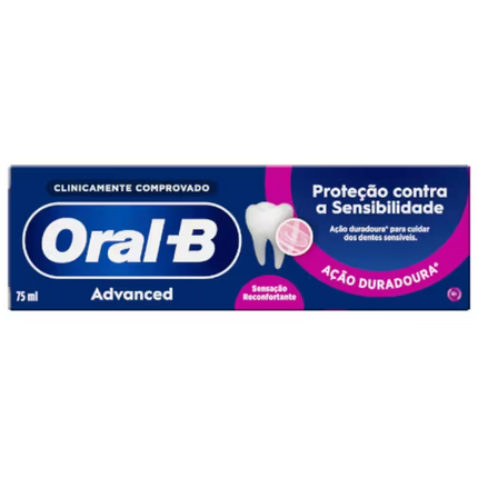Oral-B Advanced Sensitivity Toothpaste – 75ml | Gentle Relief & Lasting Protection