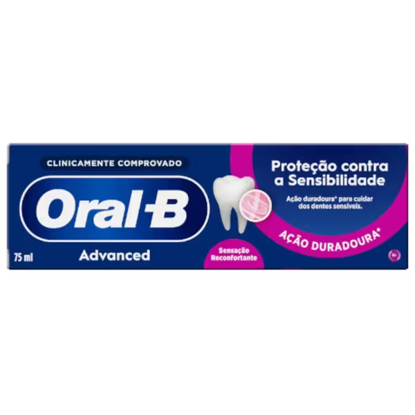 Oral-B Advanced Sensitivity Toothpaste – 75ml | Gentle Relief & Lasting Protection