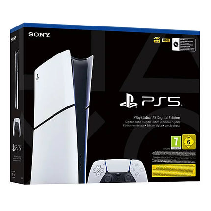 PlayStation®5 Digital Edition (Slim Model) – 1TB SSD, DualSense® Controller, All-Digital Next-Gen Gaming