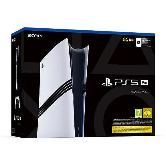 PlayStation®5 Pro Console – 2TB SSD, 4K Gaming, 120FPS, Digital Edition with Game Boost & Ray Tracing