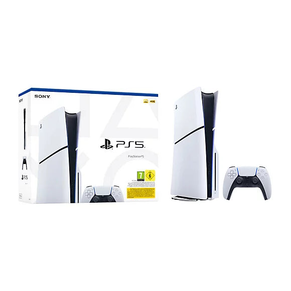 PlayStation®5 Slim Console – 1TB SSD, DualSense® Controller, 4K Gaming & 3D Audio Experience