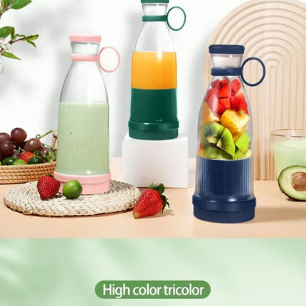 Electric Juicer Cup 6 Blades Blender Milkshake Machine USB Portable Fruit Milk Mixing Tool Mini Fresh Juice Blender