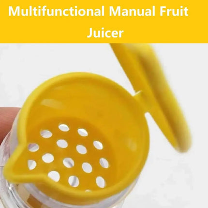 Portable Manual Citrus Juicer – Mini Lemon & Orange Squeezer | Easy Handheld Juice Extractor