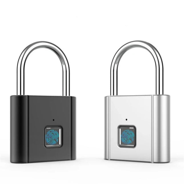 Smart Fingerprint Padlock – IP65 Waterproof Biometric Keyless Lock, USB Rechargeable, Fast 0.5s Unlock, Portable & Durable Security Padlock