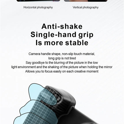2025 MagSafe Bluetooth Shutter Phone Holder – Camera Handle Grip & Selfie Stabilizer with Fill Light