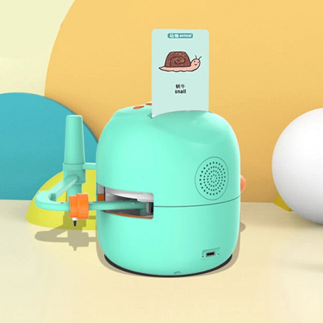 Interactive Educational Drawing Robot for Kids – 100 Cards, USB Rechargeable, Montessori Learning Toy