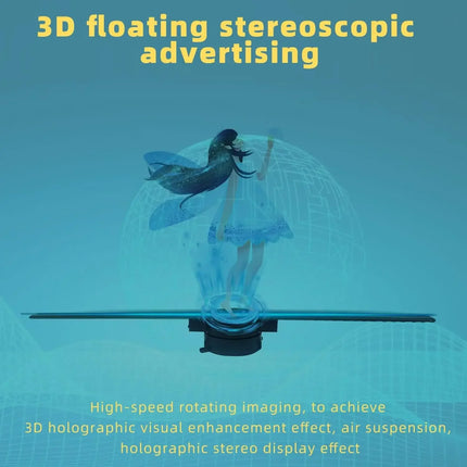42CM 3D Hologram Fan Projector – High-Definition Holographic Display for Advertising & Events