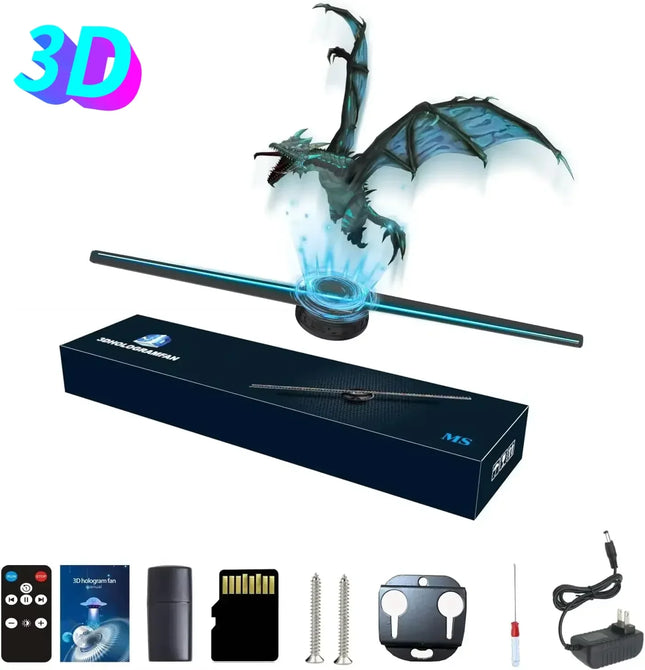 42CM 3D Hologram Fan Projector – High-Definition Holographic Display for Advertising & Events