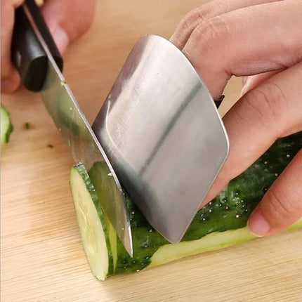 Stainless Steel Finger Guard for Cutting – Safe Chopping Hand Protector | Kitchen Safety Tool