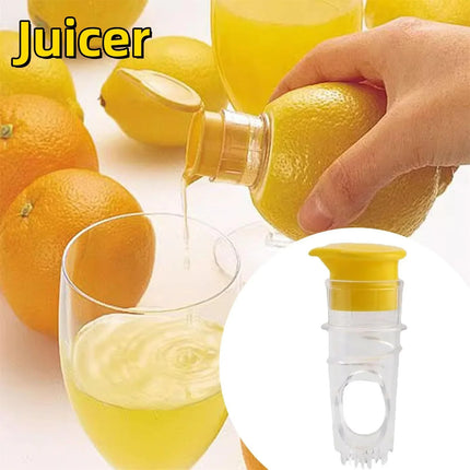 Portable Manual Citrus Juicer – Mini Lemon & Orange Squeezer | Easy Handheld Juice Extractor