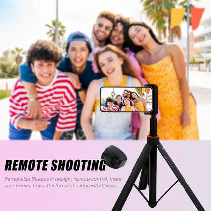 2025 MagSafe Bluetooth Shutter Phone Holder – Camera Handle Grip & Selfie Stabilizer with Fill Light