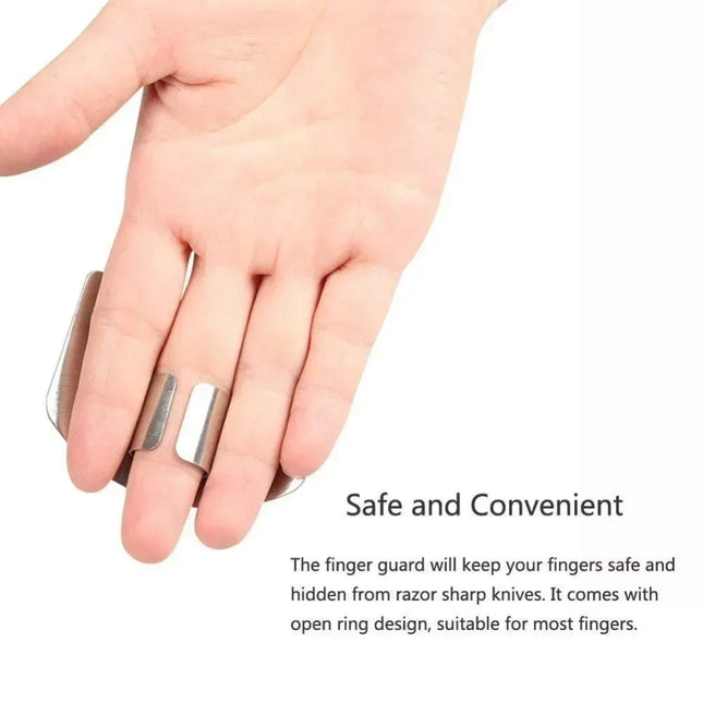 Stainless Steel Finger Guard for Cutting – Safe Chopping Hand Protector | Kitchen Safety Tool