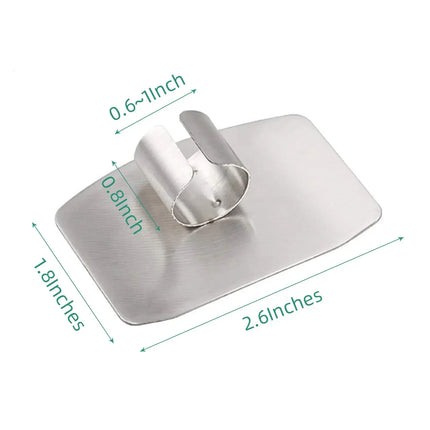 Stainless Steel Finger Guard for Cutting – Safe Chopping Hand Protector | Kitchen Safety Tool