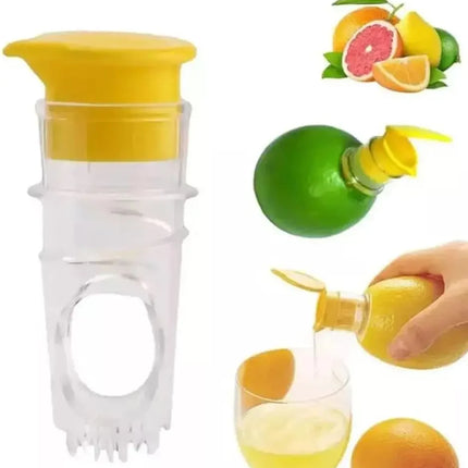 Portable Manual Citrus Juicer – Mini Lemon & Orange Squeezer | Easy Handheld Juice Extractor