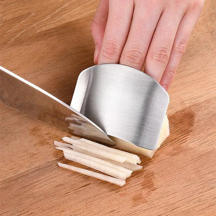 Stainless Steel Finger Guard for Cutting – Safe Chopping Hand Protector | Kitchen Safety Tool