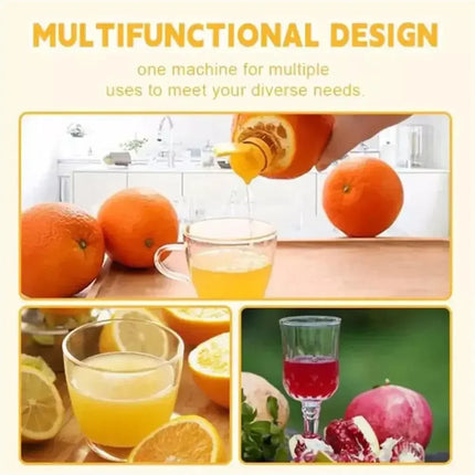 Portable Manual Citrus Juicer – Mini Lemon & Orange Squeezer | Easy Handheld Juice Extractor