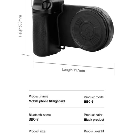 2025 MagSafe Bluetooth Shutter Phone Holder – Camera Handle Grip & Selfie Stabilizer with Fill Light